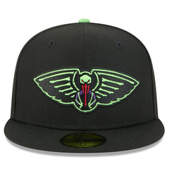 New Orleans Pelicans 2025/26 City Edition 59FIFTY Fitted Hat Black - NBA