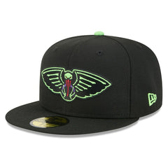 New Orleans Pelicans 2025/26 City Edition 59FIFTY Fitted Hat Black - NBA