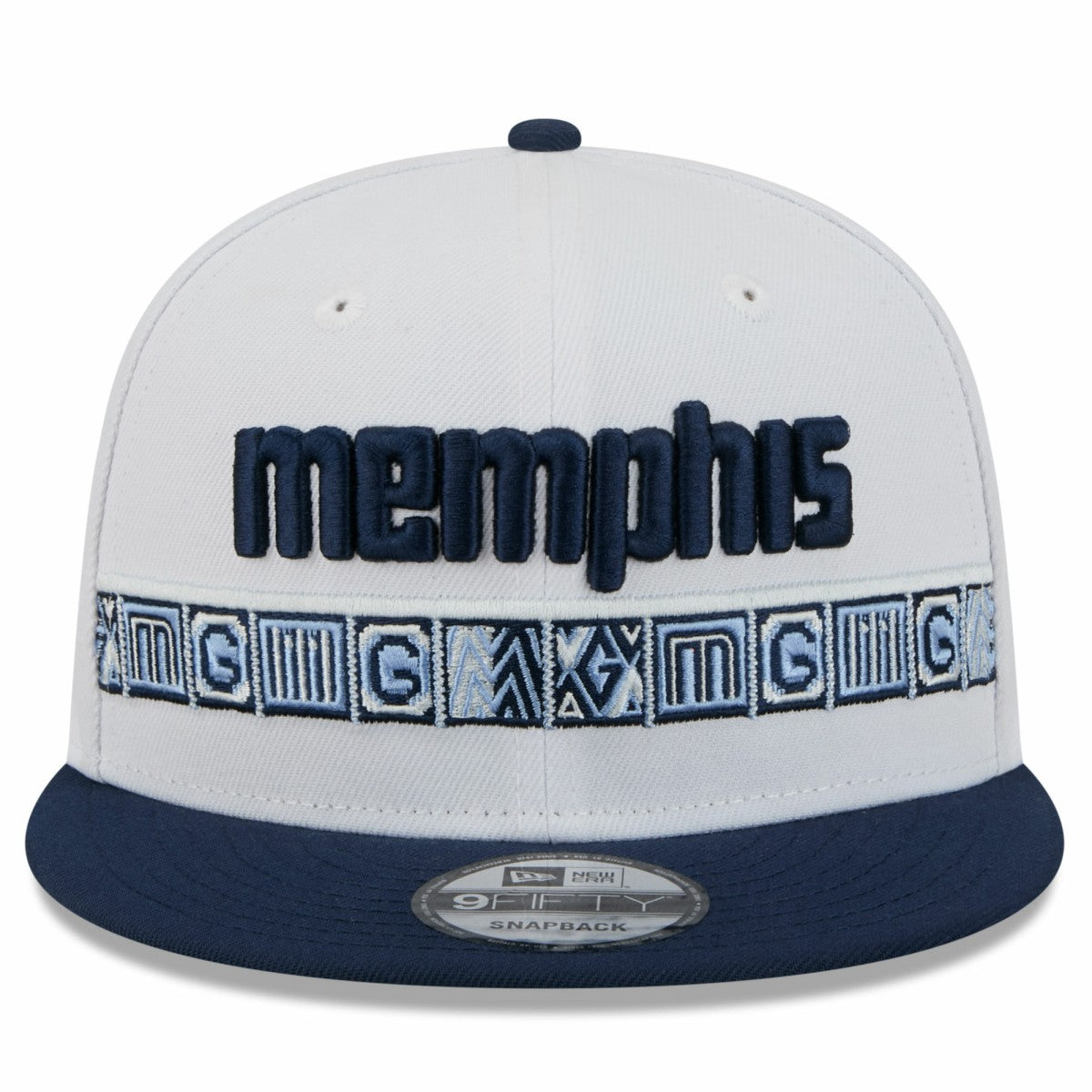 Memphis Grizzlies 2025/26 City Edition 9FIFTY Snapback Hat Light Blue/Navy - NBA