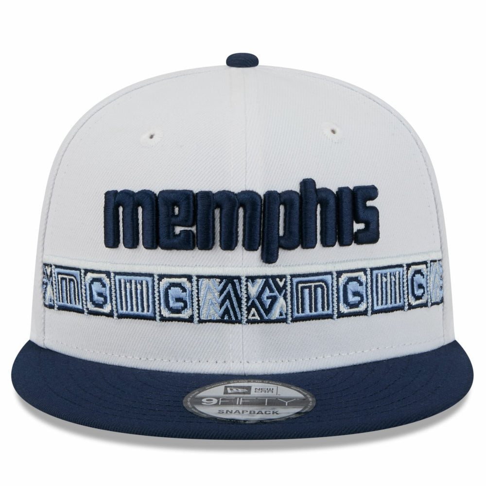 Memphis Grizzlies 2025/26 City Edition 9FIFTY Snapback Hat Light Blue/Navy - NBA