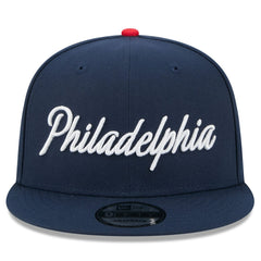 Philadelphia 76ers 2025/26 City Edition 9FIFTY Snapback Hat Navy - NBA