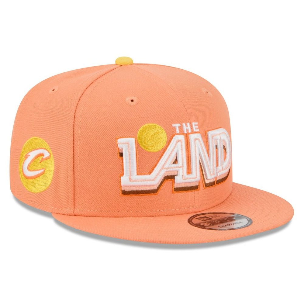 Cleveland Cavaliers 2025/26 City Edition 9FIFTY Snapback Hat Orange - NBA
