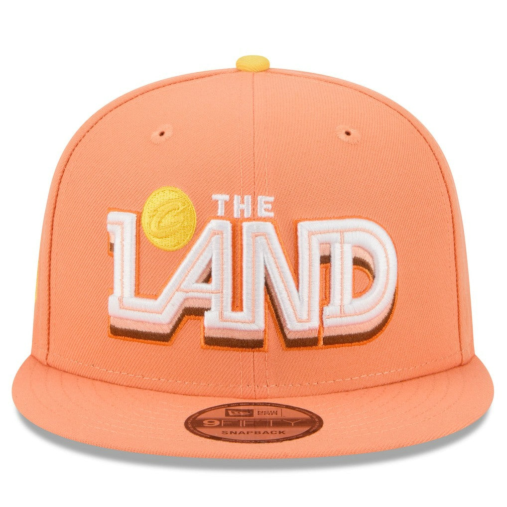 Cleveland Cavaliers 2025/26 City Edition 9FIFTY Snapback Hat Orange - NBA