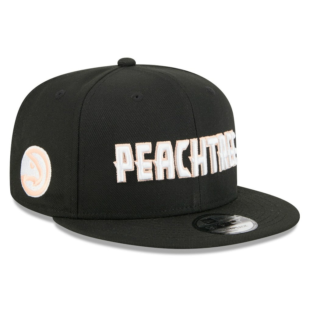 Atlanta Hawks 2025/26 City Edition 9FIFTY Snapback Hat Black - NBA