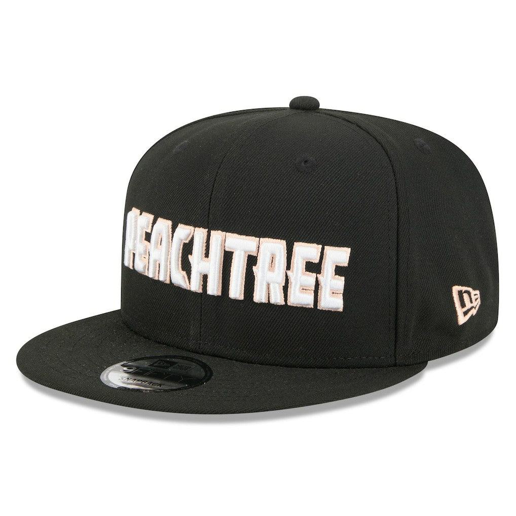 Atlanta Hawks 2025/26 City Edition 9FIFTY Snapback Hat Black - NBA