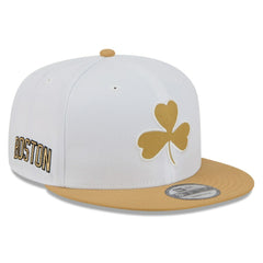 Boston Celtics 2025/26 City Edition 9FIFTY Snapback Hat White/Gold - NBA