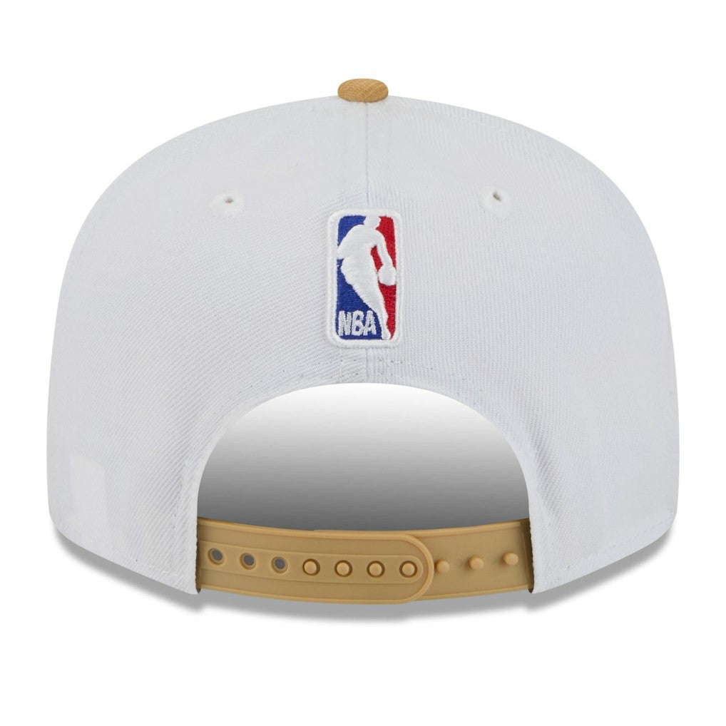 Boston Celtics 2025/26 City Edition 9FIFTY Snapback Hat White/Gold - NBA