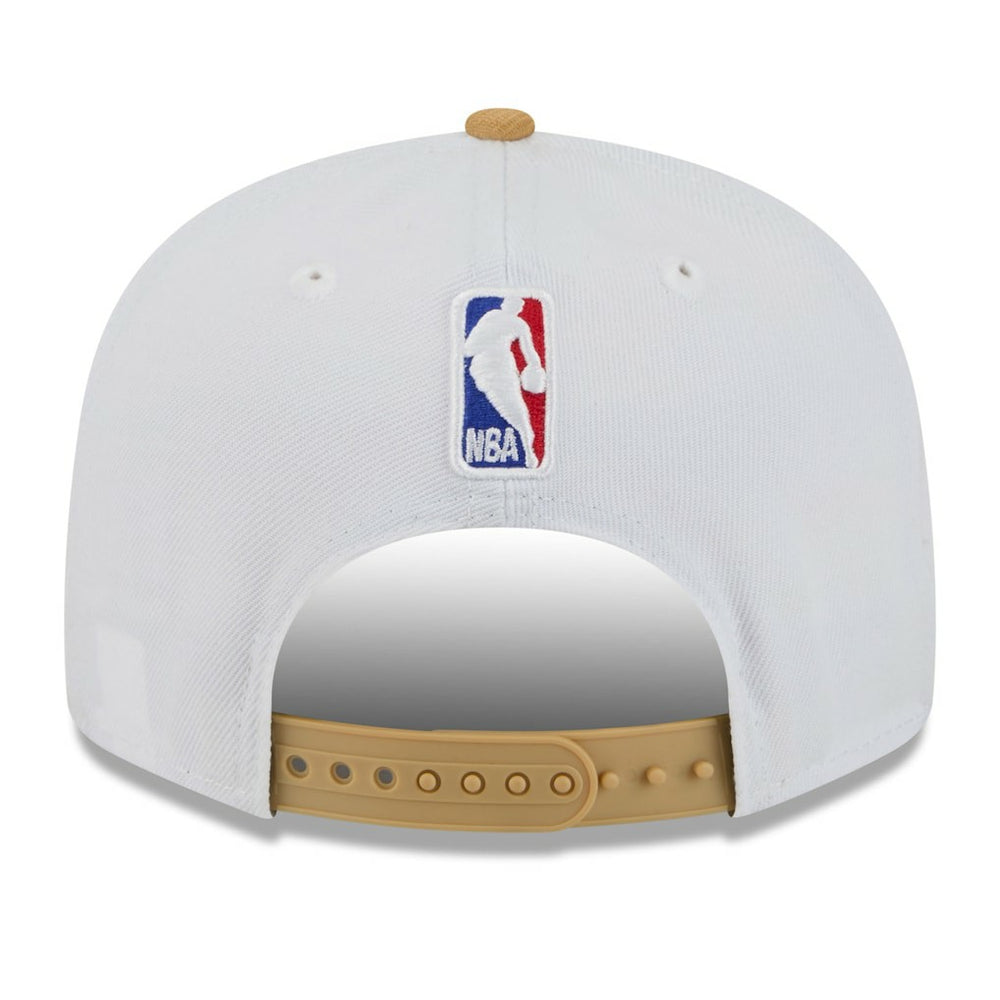 Boston Celtics 2025/26 City Edition 9FIFTY Snapback Hat White/Gold - NBA