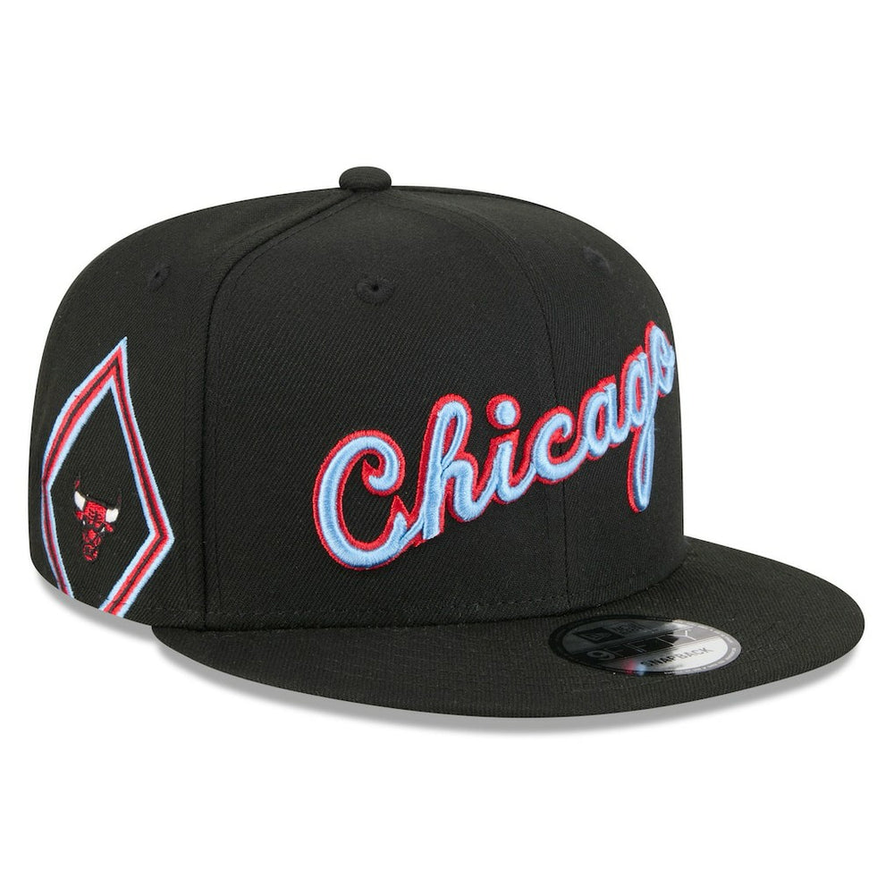 Chicago Bulls 2025/26 City Edition 9FIFTY Snapback Hat Black - NBA