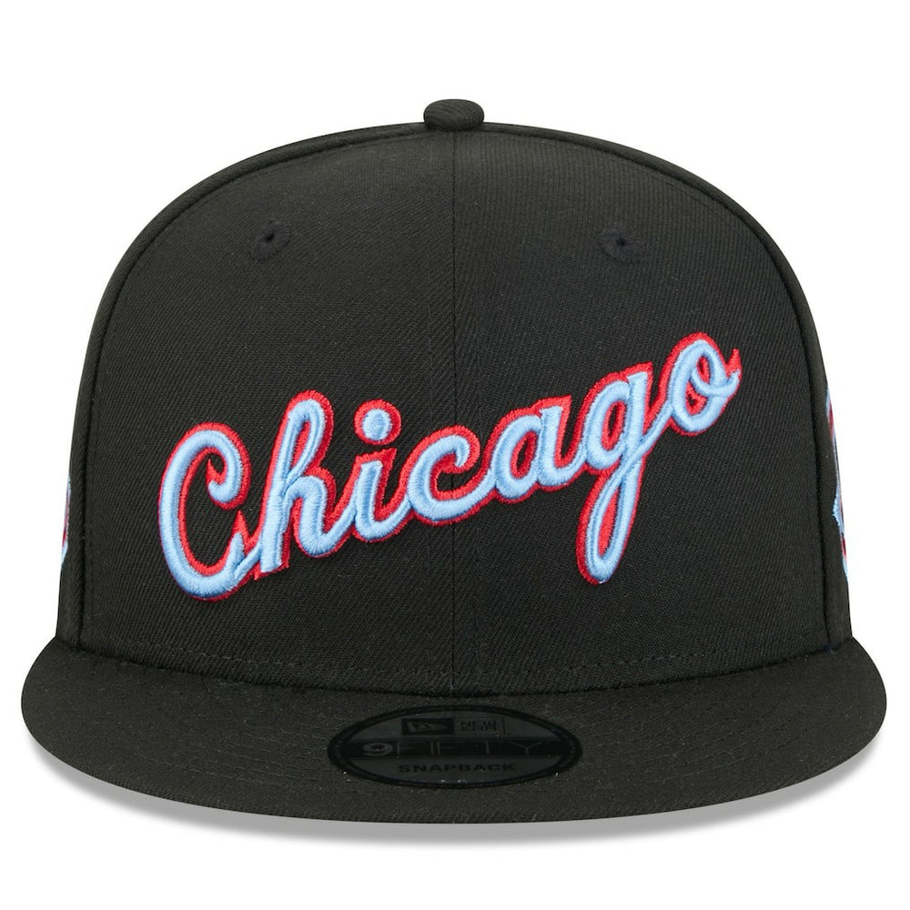 Chicago Bulls 2025/26 City Edition 9FIFTY Snapback Hat Black - NBA