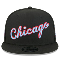 Chicago Bulls 2025/26 City Edition 9FIFTY Snapback Hat Black - NBA