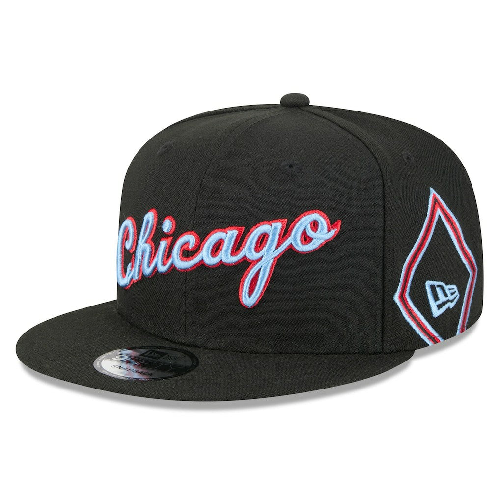 Chicago Bulls 2025/26 City Edition 9FIFTY Snapback Hat Black - NBA