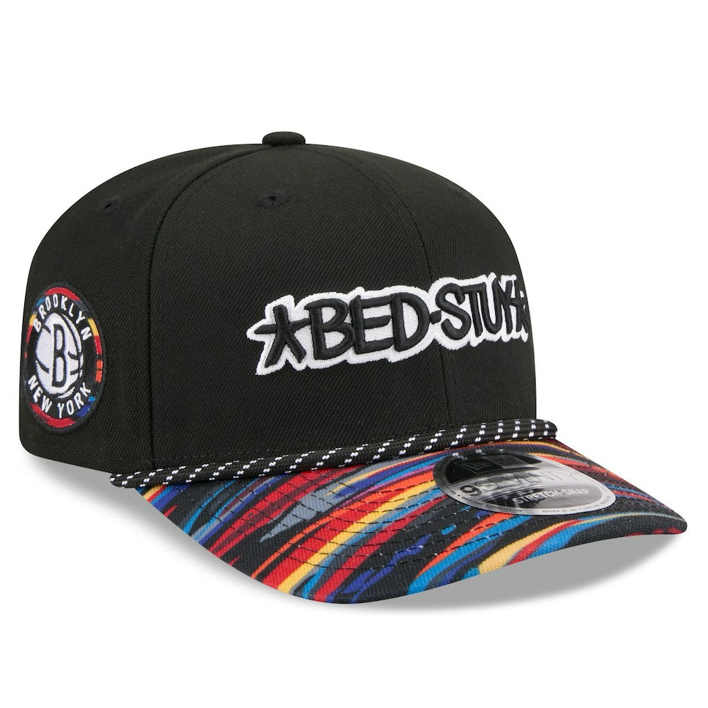 Brooklyn Nets 2025/26 City Edition 9SEVENTY Adjustable Hat Black - NBA