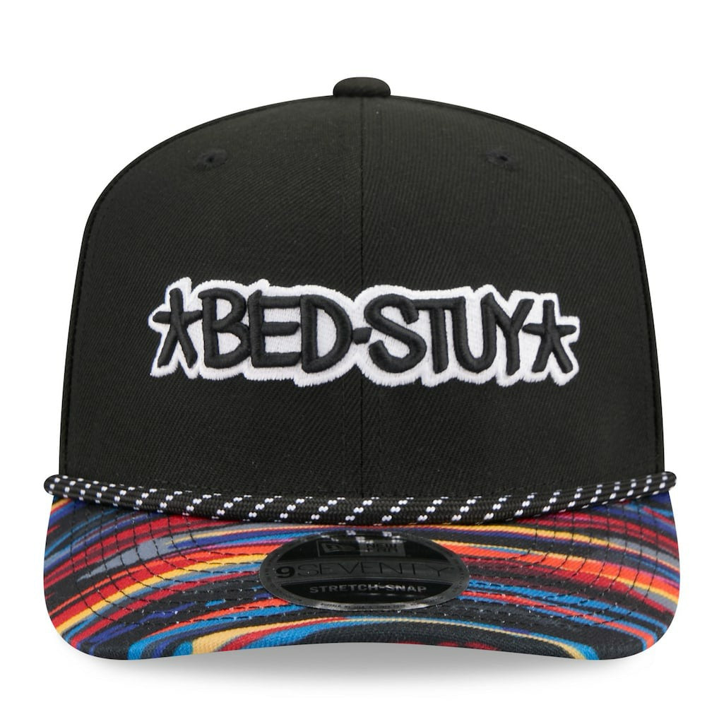 Brooklyn Nets 2025/26 City Edition 9SEVENTY Adjustable Hat Black - NBA