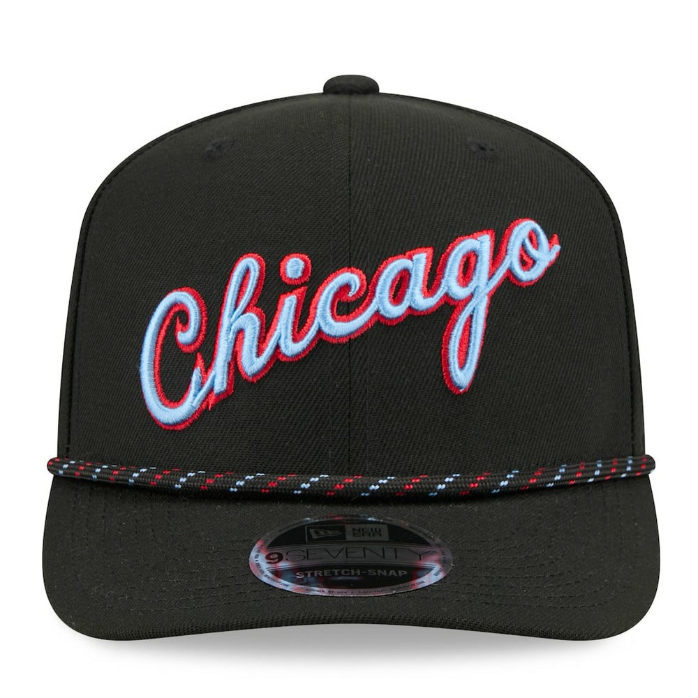 Chicago Bulls 2025/26 City Edition 9SEVENTY Adjustable Hat Black - NBA