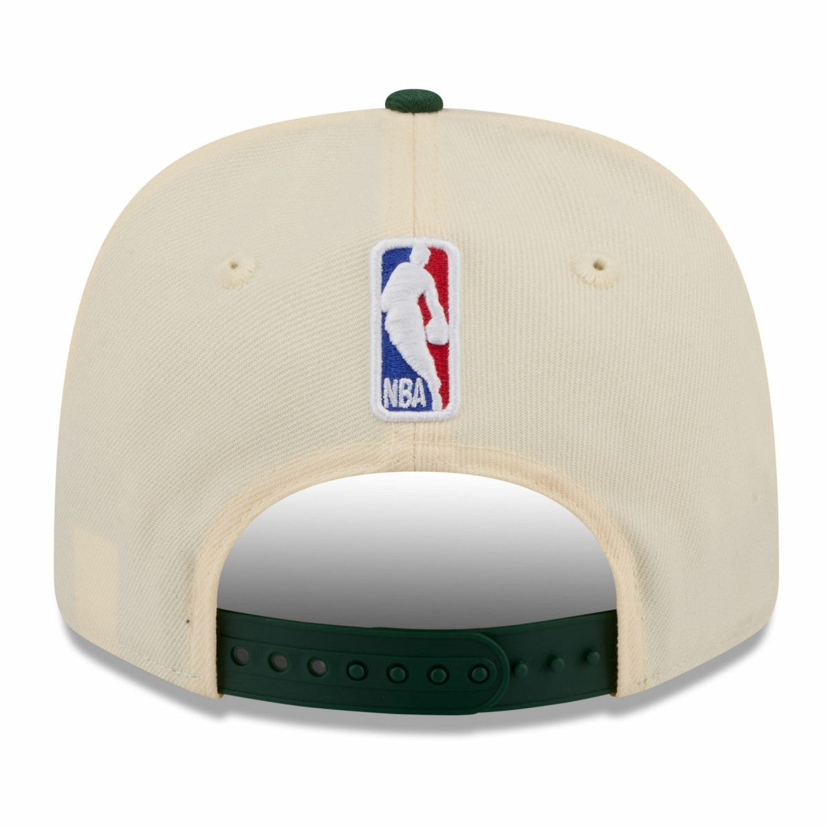 Milwaukee Bucks 2025/26 City Edition 9SEVENTY Adjustable Hat Cream/Hunter Green - NBA
