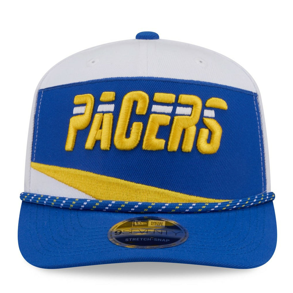 Indiana Pacers 2025/26 City Edition 9SEVENTY Adjustable Hat White/Blue - NBA