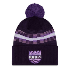 Sacramento Kings 2025/26 City Edition Cuffed Knit Hat with Pom Purple - NBA