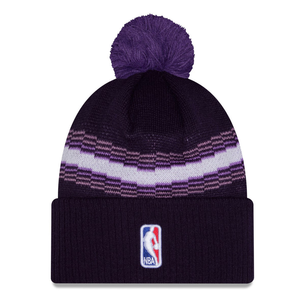Sacramento Kings 2025/26 City Edition Cuffed Knit Hat with Pom Purple - NBA