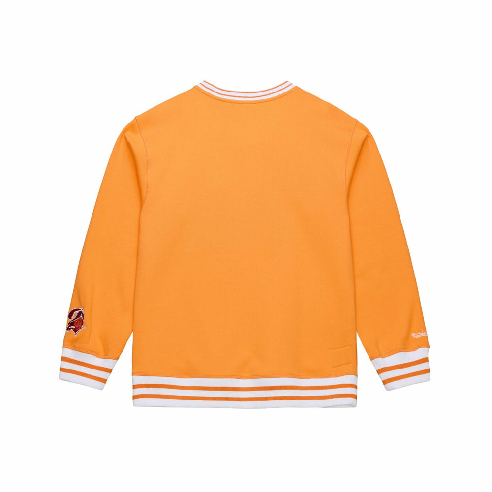 Tampa Bay Buccaneers 50th Season Coaches Sweatshirt – Orange | Mitchell & Ness