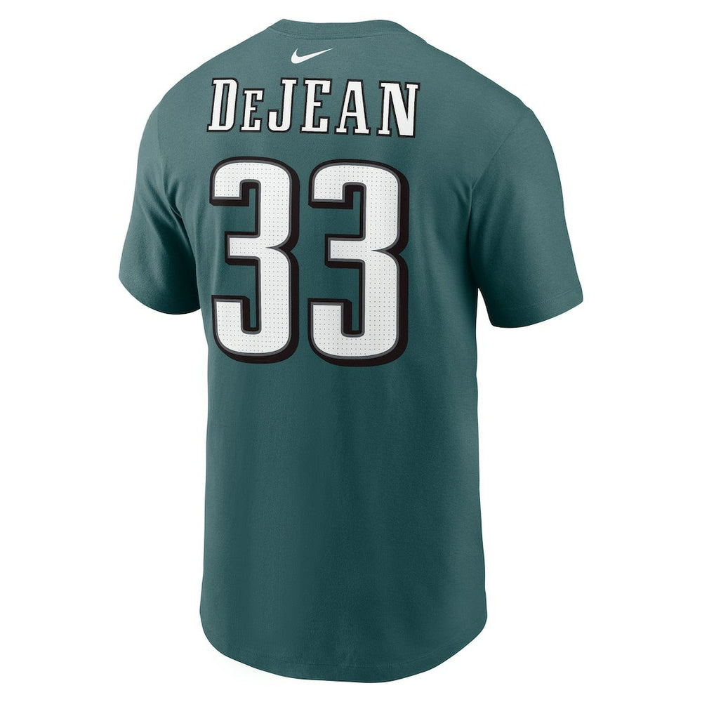Cooper DeJean Philadelphia Eagles Player Name & Number T-Shirt Midnight Green | Nike for Sale