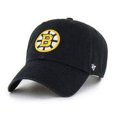 Boston Bruins '47 Core Logo Clean Up Adjustable Hat - Black - NHL