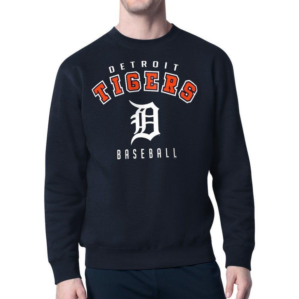 Detroit Tigers Starter Team Logo Fleece Pullover Sweatshirt - MLB