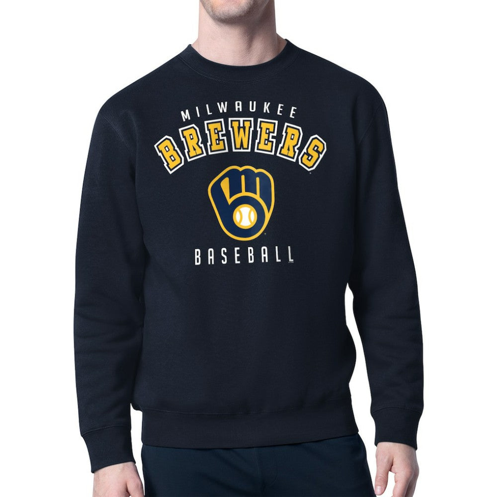 Milwaukee Brewers Starter Team Logo Fleece Pullover Sweatshirt - MLB