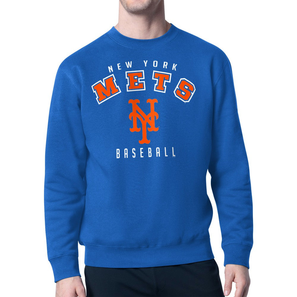 New York Mets Starter Team Logo Fleece Pullover Sweatshirt - MLB