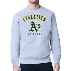 Athletics Starter Team Logo Fleece Pullover Sweatshirt - MLB