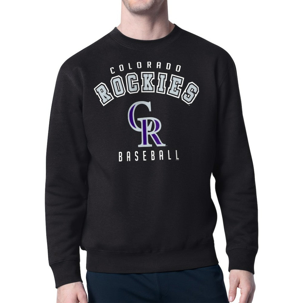 Colorado Rockies Starter Team Logo Fleece Pullover Sweatshirt - MLB
