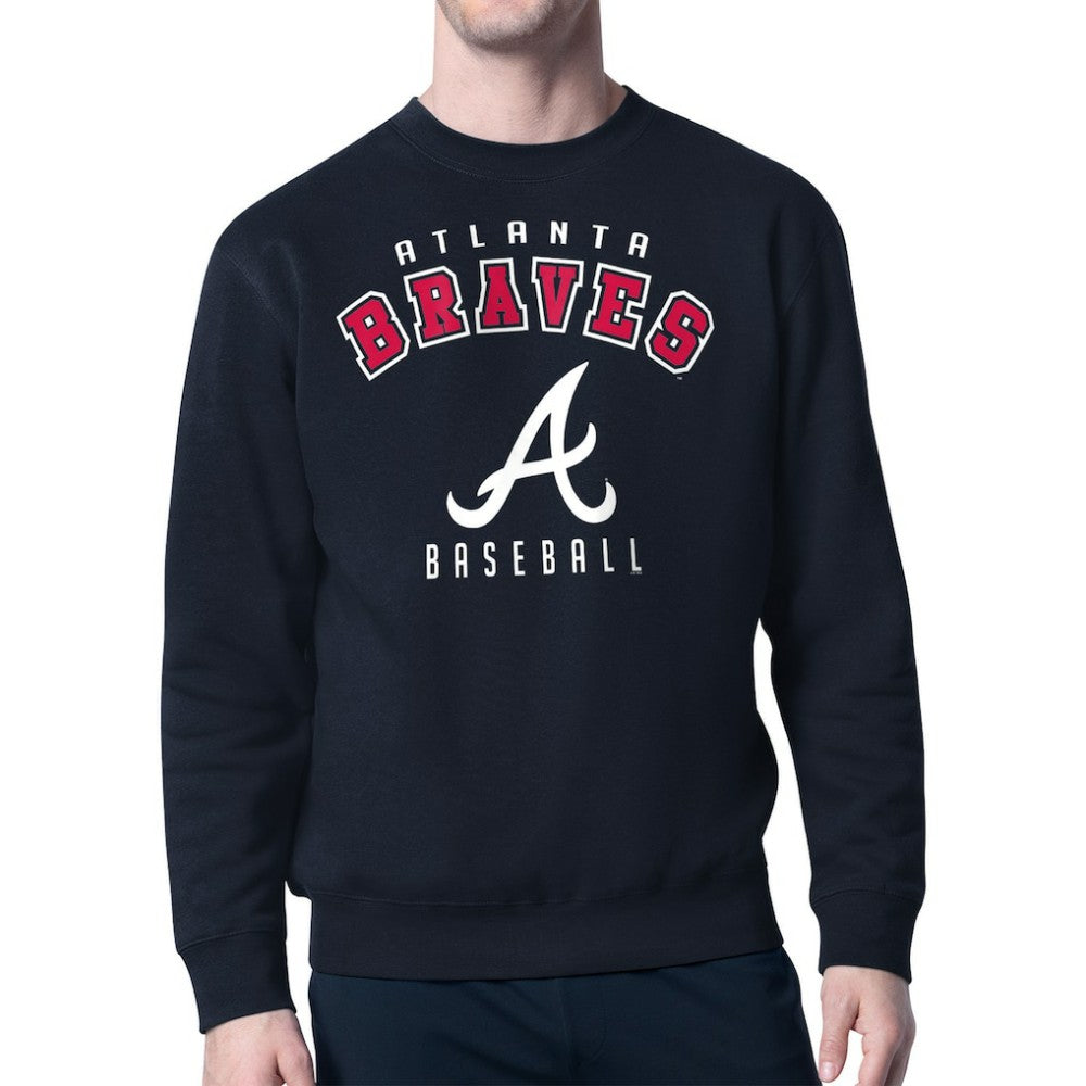 Atlanta Braves Starter Team Logo Fleece Pullover Sweatshirt - MLB