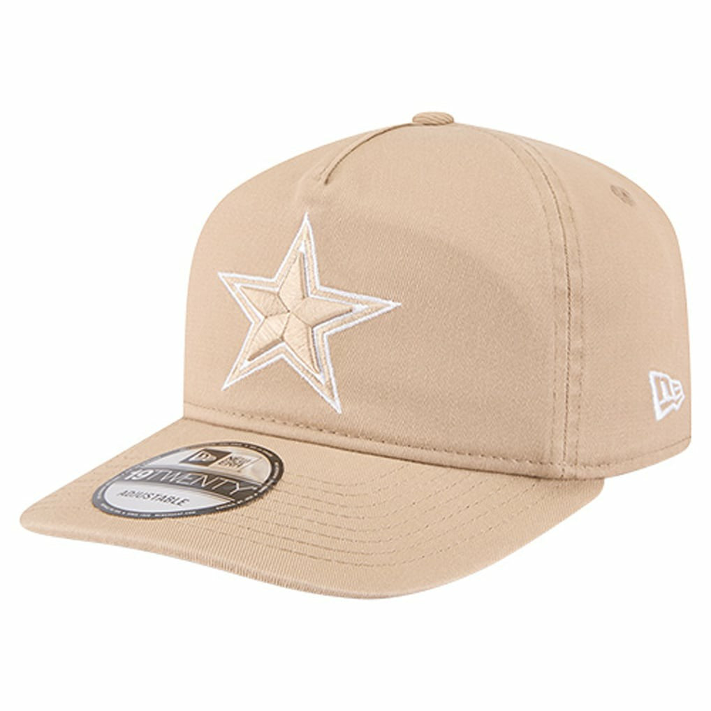 Dallas Cowboys New Era 19TWENTY Adjustable Hat Tan | NFL