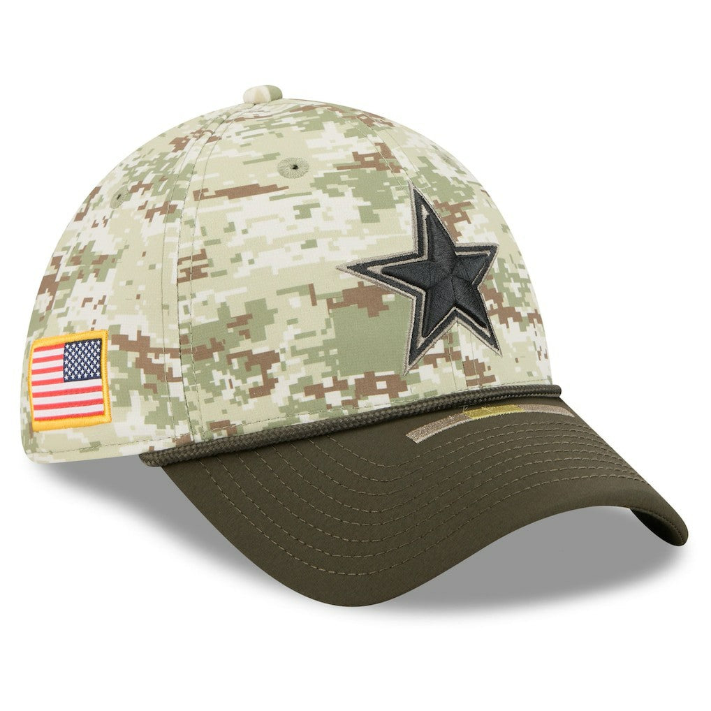 Dallas Cowboys New Era 2025 Salute to Service 39THIRTY Flex Hat Camo | NFL