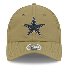 Dallas Cowboys New Era Women's 2025 Salute to Service Pony Tail Adjustable Hat Green | NFL