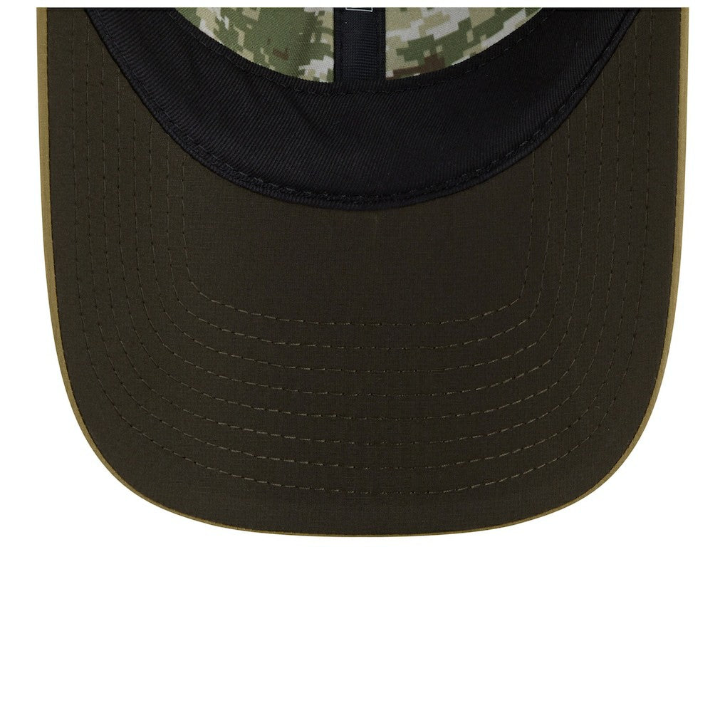 Dallas Cowboys New Era Women's 2025 Salute to Service Pony Tail Adjustable Hat Green | NFL