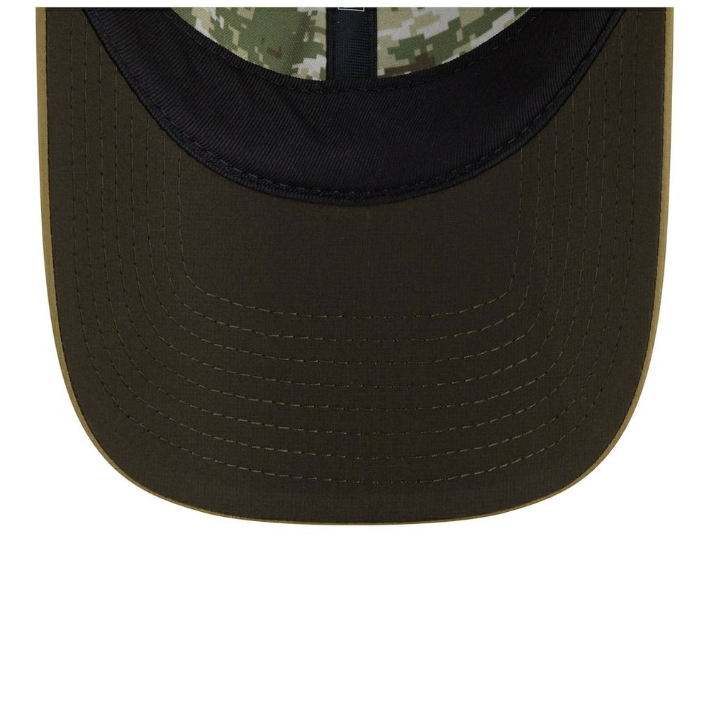 Dallas Cowboys New Era Women's 2025 Salute to Service Pony Tail Adjustable Hat Green | NFL