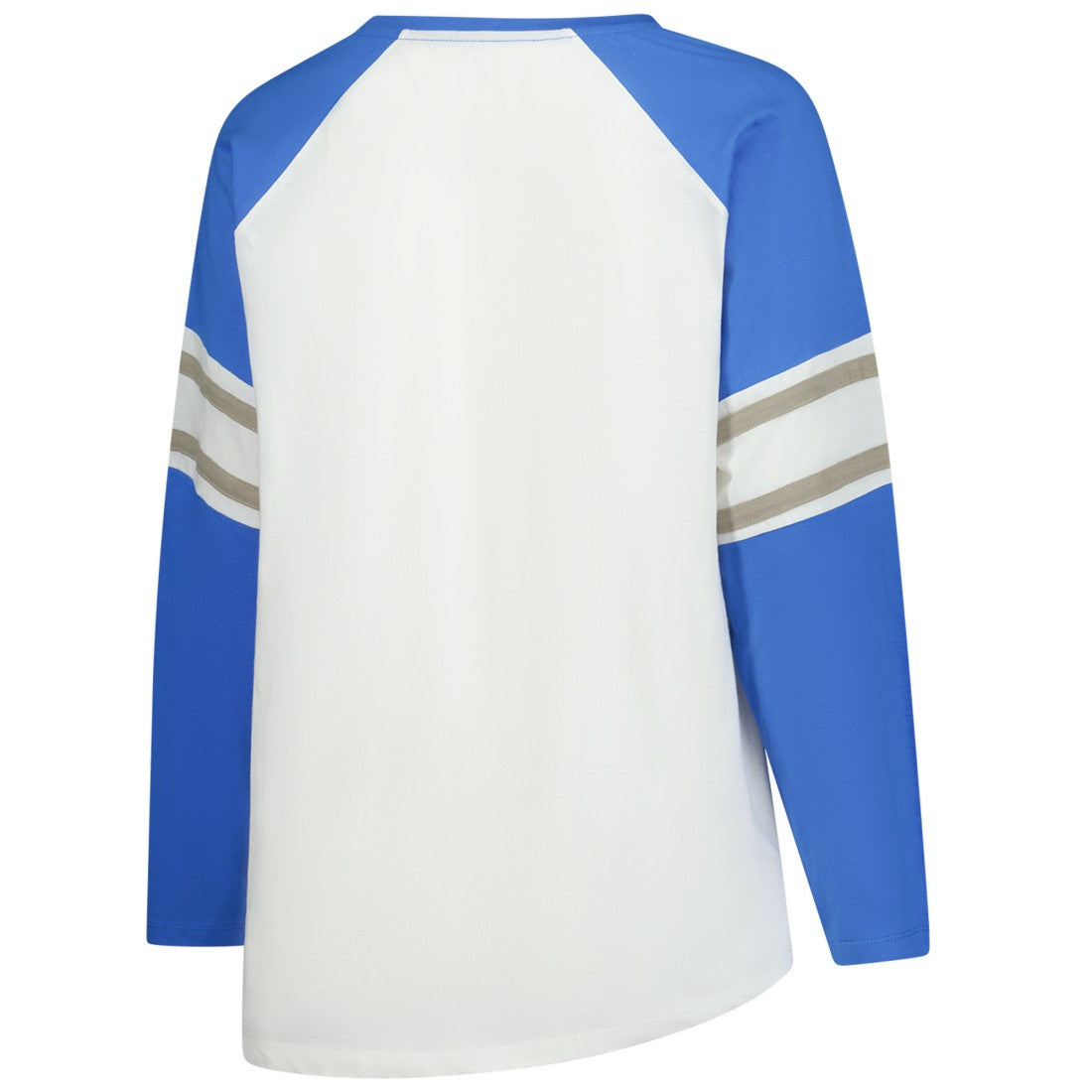 Detroit Lions Women's Plus Size Redzone Lace Up Long Sleeve T-Shirt White | Fanatics