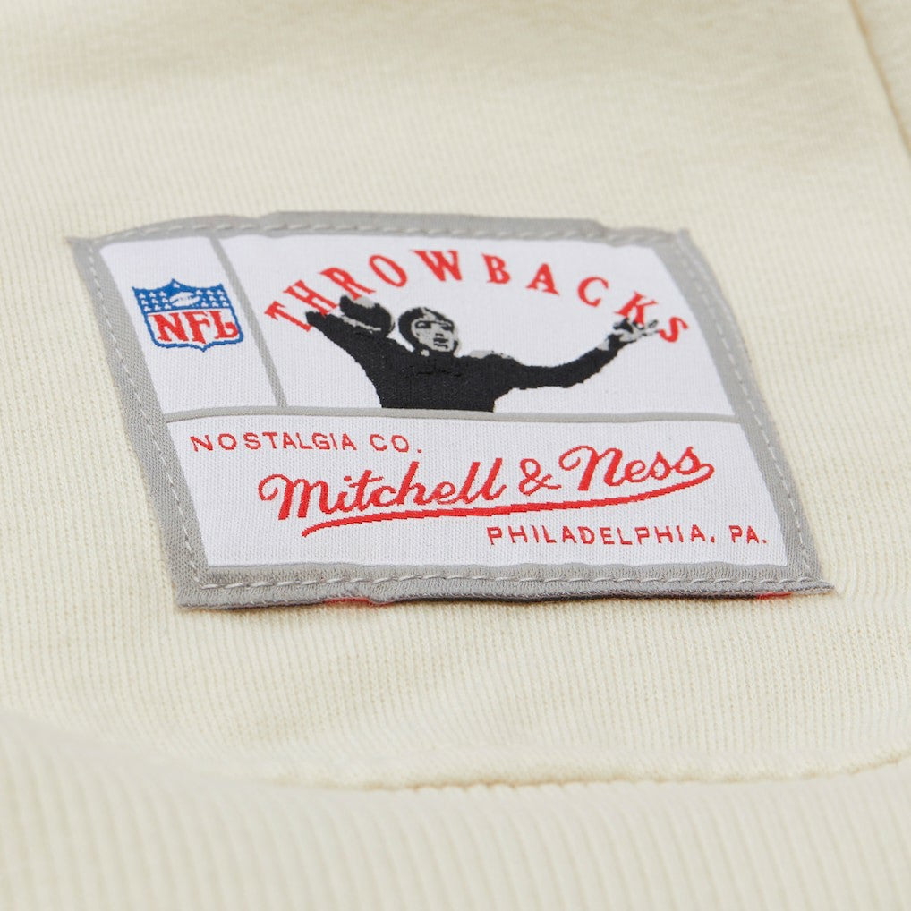 Baltimore Ravens Women's Plus Size Shooting Star Sweatshirt Cream | Mitchell & Ness
