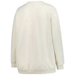 Detroit Lions Women's Plus Size Shooting Star Sweatshirt Cream | Mitchell & Ness