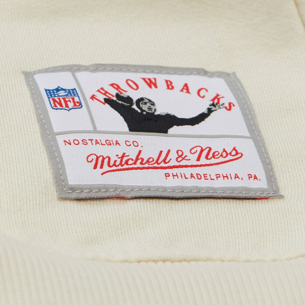Pittsburgh Steelers Women's Plus Size Shooting Star Sweatshirt Cream | Mitchell & Ness