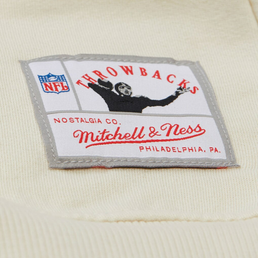 Pittsburgh Steelers Women's Plus Size Shooting Star Sweatshirt Cream | Mitchell & Ness