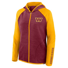 Washington Commanders Women's Plus Size End Around Pass Full-Zip Hoodie Burgundy | Fanatics