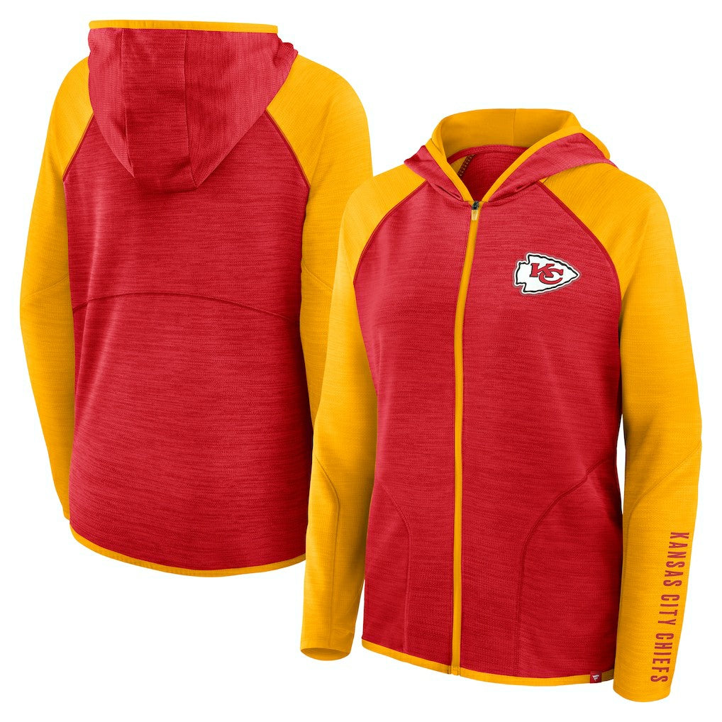 Kansas City Chiefs Women's Plus Size End Around Pass Full-Zip Hoodie Red | Fanatics