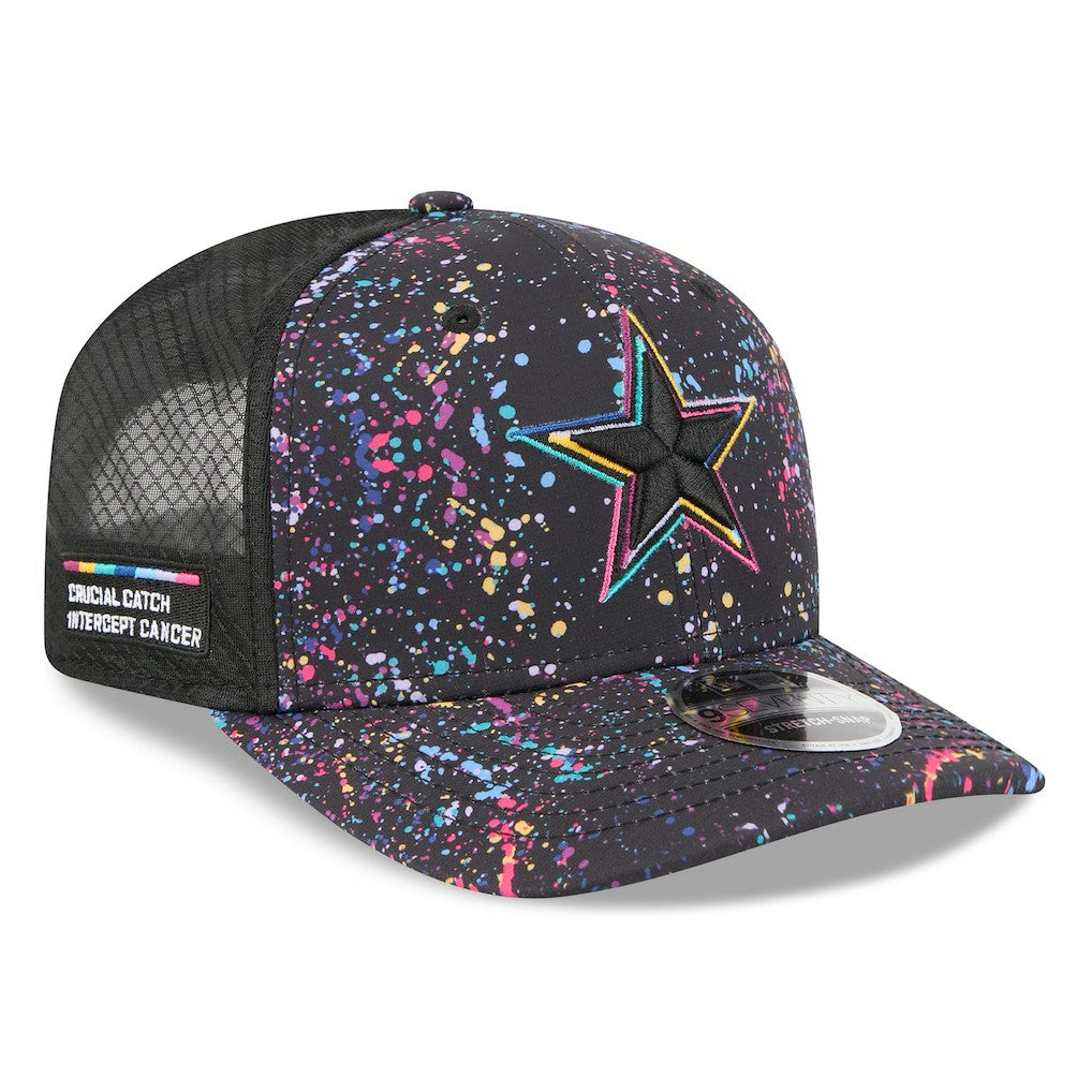 Dallas Cowboys New Era 2025 NFL Crucial Catch 9SEVENTY Adjustable Hat Black | NFL