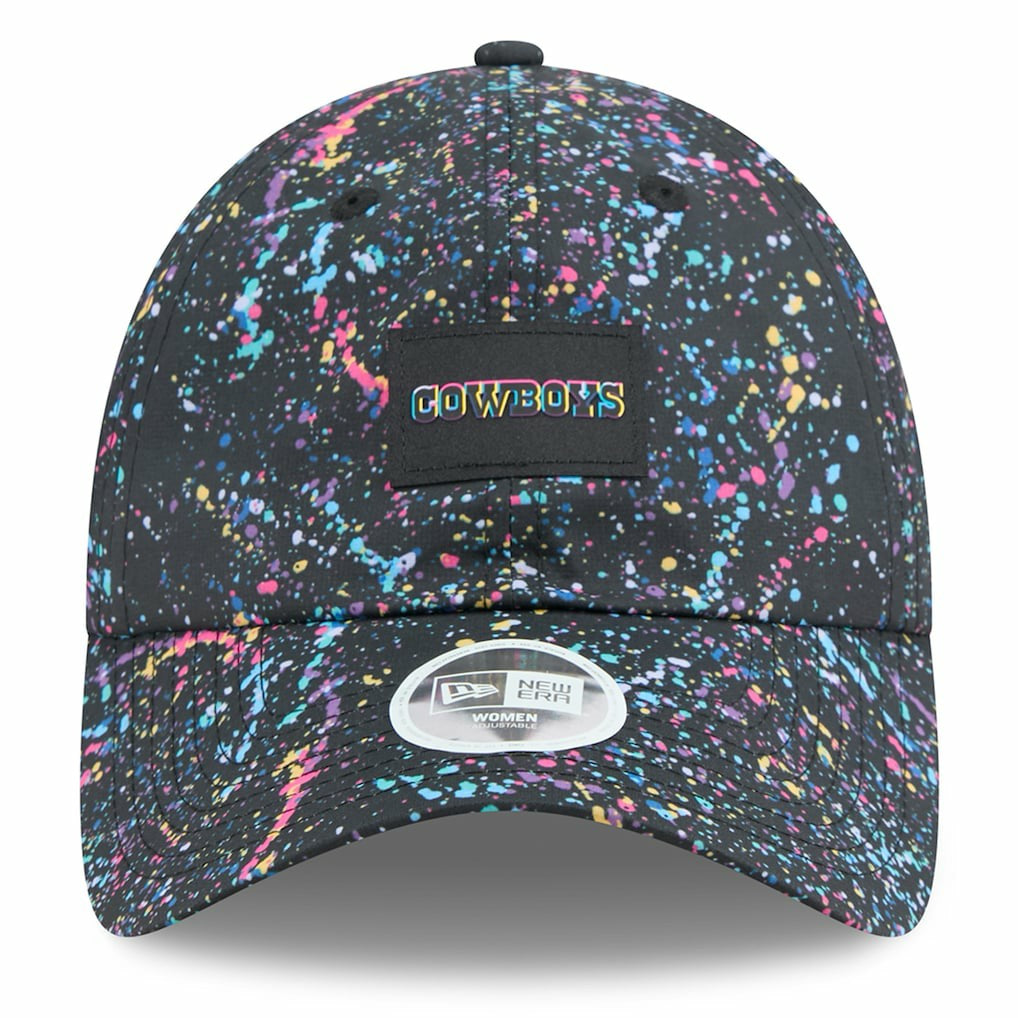 Dallas Cowboys New Era Women's 2025 NFL Crucial Catch Pony Tail Adjustable Hat Black | NFL