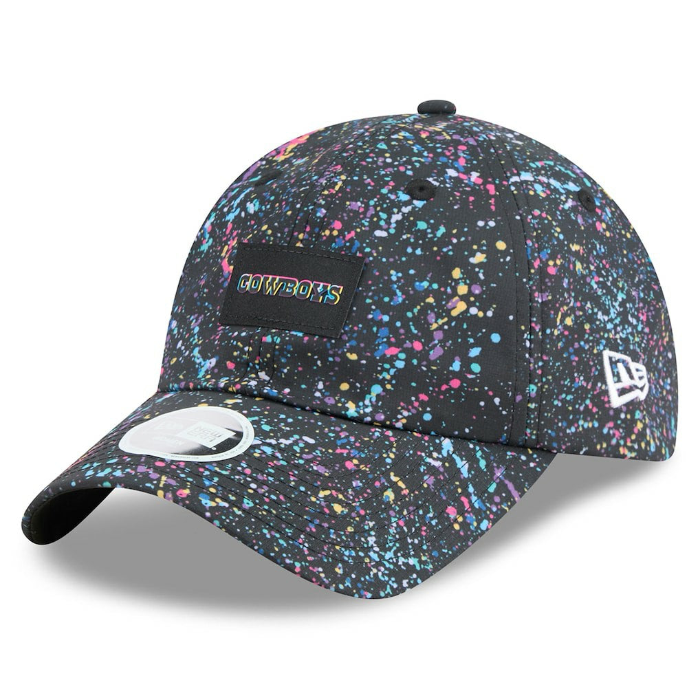 Dallas Cowboys New Era Women's 2025 NFL Crucial Catch Pony Tail Adjustable Hat Black | NFL