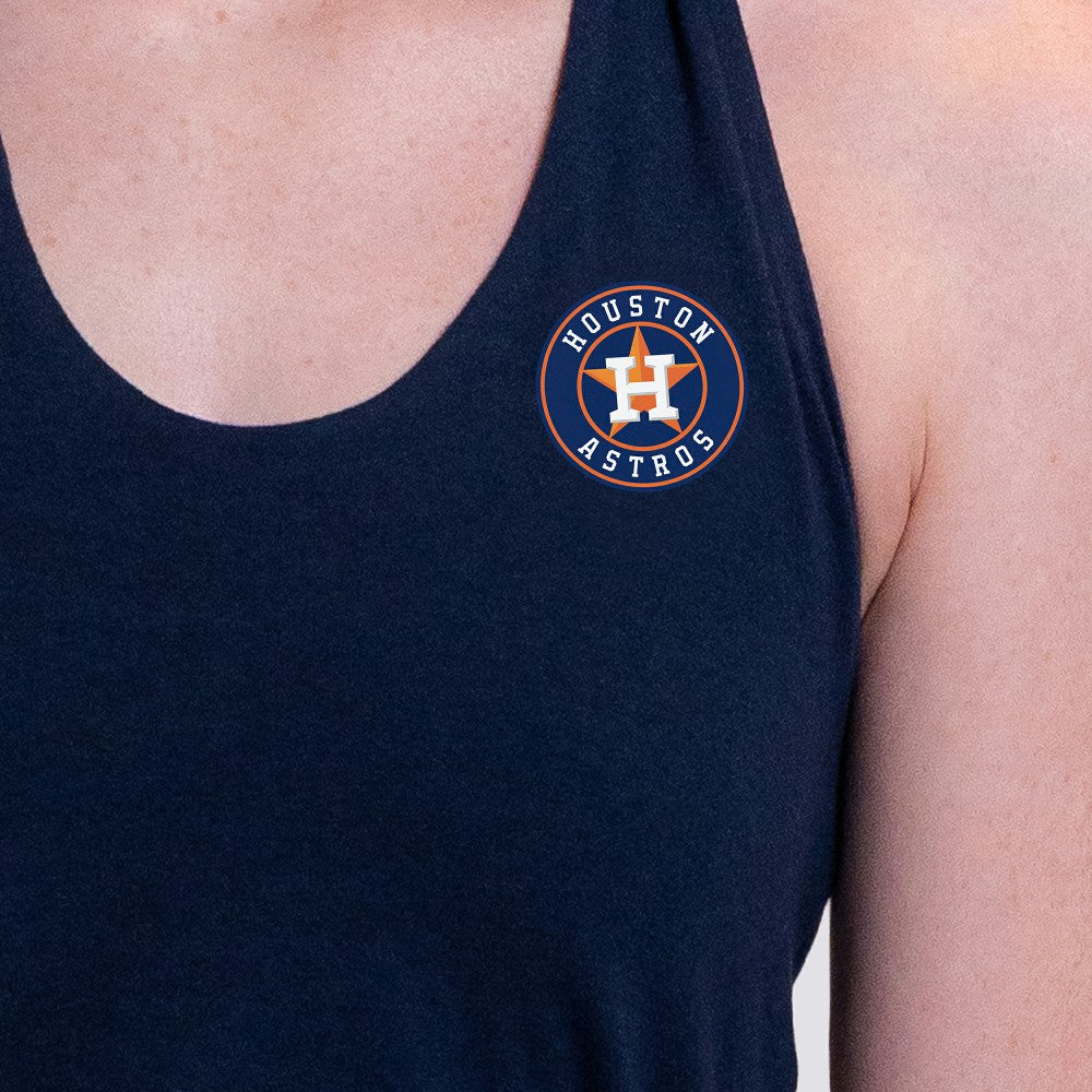 Houston Astros Lusso Women's Noelle V-Neck Tank Top - MLB