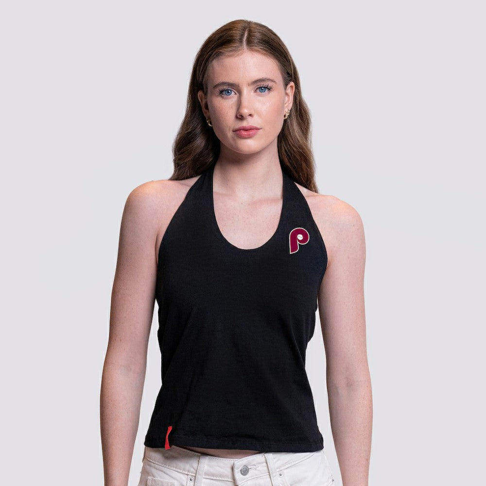 Philadelphia Phillies Lusso Women's Noelle V-Neck Tank Top - MLB