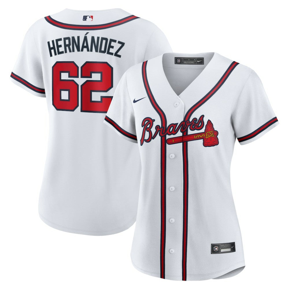 Daysbel Hernandez Atlanta Braves Nike Women's Home Replica Jersey - MLB